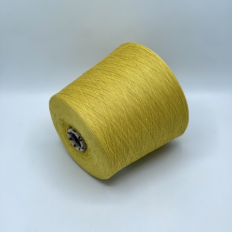Бобинная пряжа,Cotton combed, 1693м. 100%Хлопок, Мимоза(795), 39135