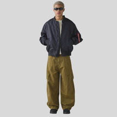 Бомбер Alpha Industries Logo L-2B Hunter Relaxed Black (Черный)