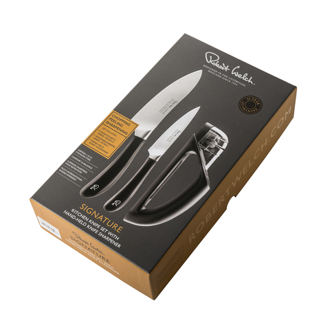 Набор из 2 кухонных ножей и точилки ROBERT WELCH SIGNATURE арт. SIGSA20SPEC1