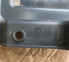 Вещевой карман на МАН/MAN левоя сторона  Вещевой карман в кабину грузовика МАН  OEM MAN - 81637450021