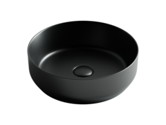 Ceramica Nova Element CN6022MB Умывальник чаша накладная круглая, 39x39, цвет: чёрный фото