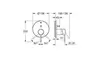 GROHE Essence 24167EN1 Внешняя часть смесителя для ванны скрытого монтажа на 2 потребителя, круглая, никель матовый