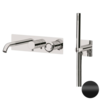 Remer Element ET53D2NO Смеситель для ванны с душевым набором, цвет: черный матовый