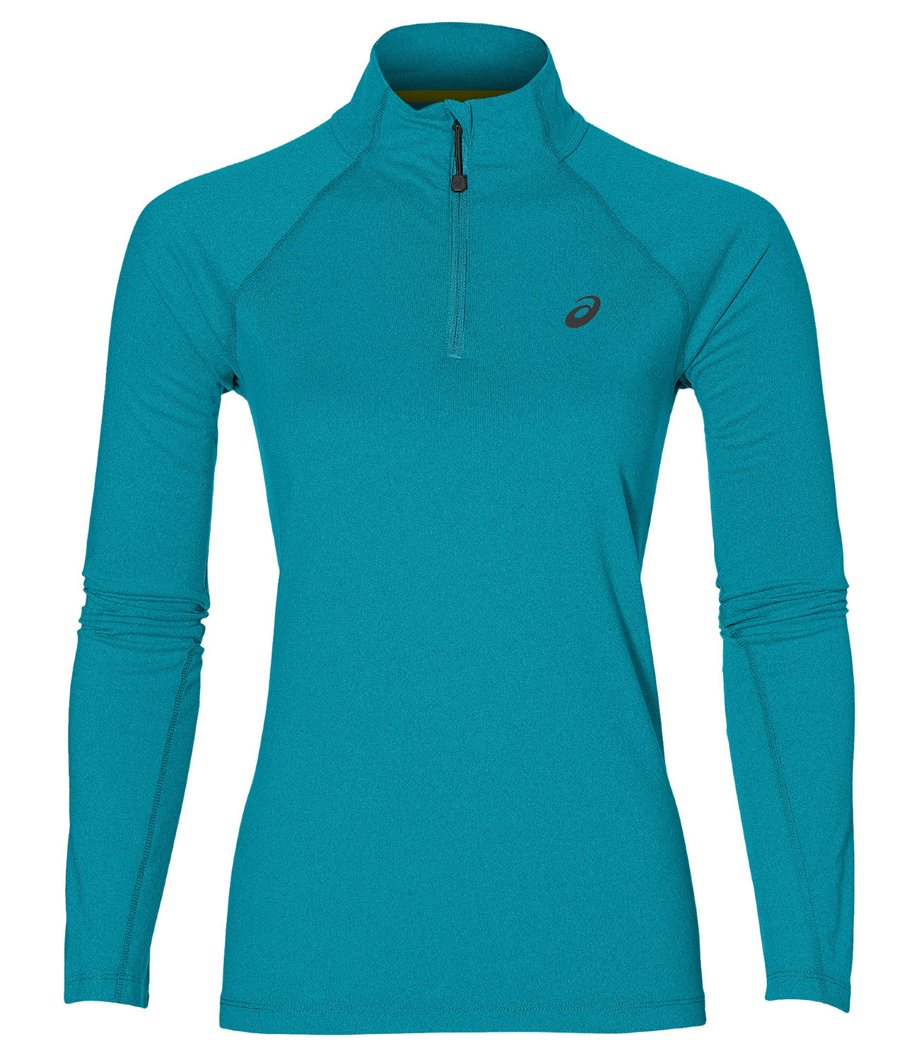 Рубашка для бега женская Asics LS 1/2 Zip Jersey бирюзовая