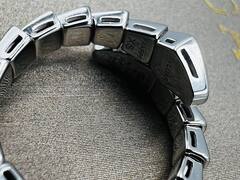 Кольцо ЗМЕЯ-SERPENTI одинарное с камнями на голове lux качество rose/white VGOLD