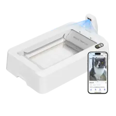 Открытый автоматический лоток с камерой Purobot Crystal Duo  PETKIT