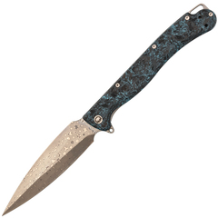 Фото Складной нож Daggerr Vendetta 4.0 LE сталь Damascus рукоять Marble Carbon