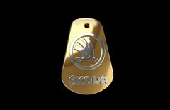 Силиконовый молд Логотип Skoda