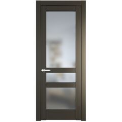 Межкомнатная дверь эмаль Profil Doors 3.5.2PD перламутр бронза остеклённая