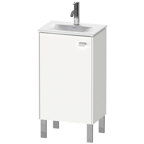 Duravit Brioso BR4508R2222 Тумба напольная под раковину # 073345, с 1 стеклянной полкой, 1 дверца, петли справа, 685x440x310мм, цвет White High Gloss