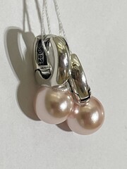 Перла  (серьги из серебра)