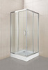 BelBagno Uno UNO-195-A-2-85-P-CR Душевой уголок радиальный, ассиметричный, цвет: хром