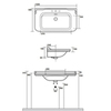 Kerasan Waldorf 4144K1bi/cr*1 Раковина подвесная
