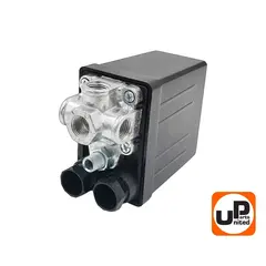 Реле давления UNITED PARTS для компрессора, 4 выхода, 220В, резьба внутренняя 1/4