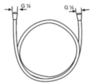 Kludi Suparaflex 6107191-00 Душевой шланг , цвет: белый