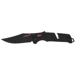 Фото Полуавтоматический складной нож Trident Mk3 Black-Red, сталь D2, рукоять GRN