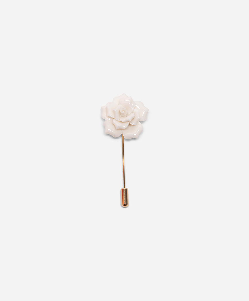 Брошь ROSE WHITE