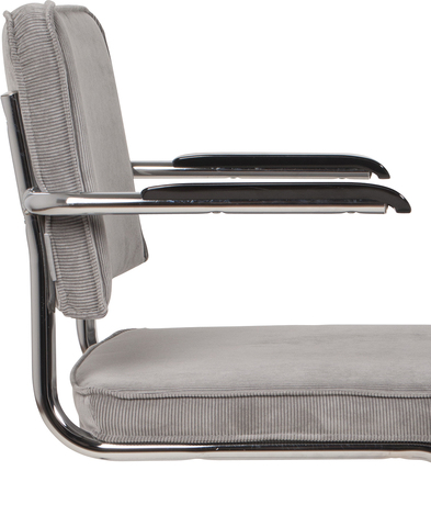 Кресло Zuiver Ridge Rib - cool grey - 1200062