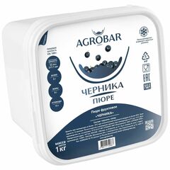 Пюре Агробар замороженное Черника 1 кг