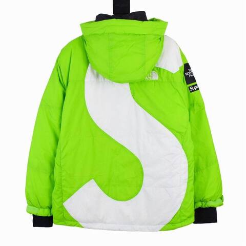 Пуховик The North Face x Supreme 'Light Green/White' 