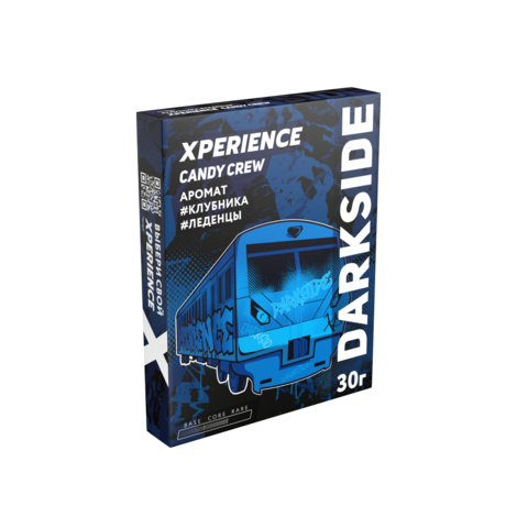 М. Табак для кальяна Dark Side Xperience "Кэнди Крю" (Клубника, леденцы) 25/30гр