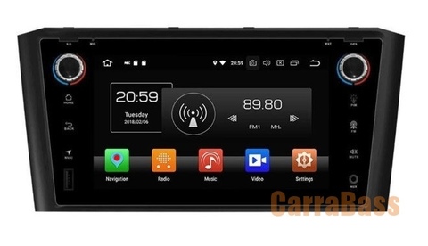 Магнитола Toyota Avensis 2004-2008 Android 10 4/64GB IPS DSP модель KD-7250PX5