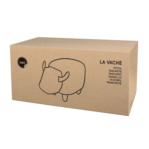 Пуф дизайнерский La Vache черный