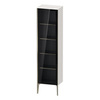 Duravit XViu XV1376LB122 Шкаф подвесной 1770x500x360мм, со стеклянной дверью, 4 стеклянные полки (петли слева), цвет: белый глянцевый/champagne matt