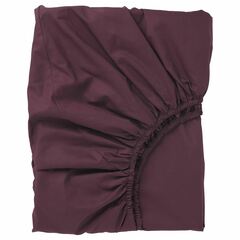 Простыня на резинке IKEA ULLVIDE (УЛЛЬВИДЕ), Бордовый, 180х200 см