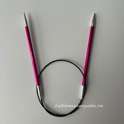 KnitPro Zing круговые спицы 5 мм/60 см арт. 47101