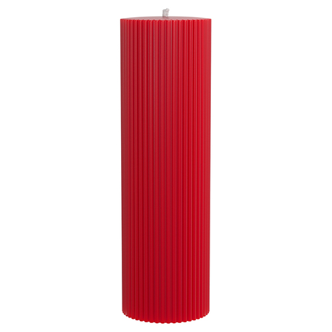 Декоративная свеча 6х20см SCANDYLAB Empire Red SL-EL08