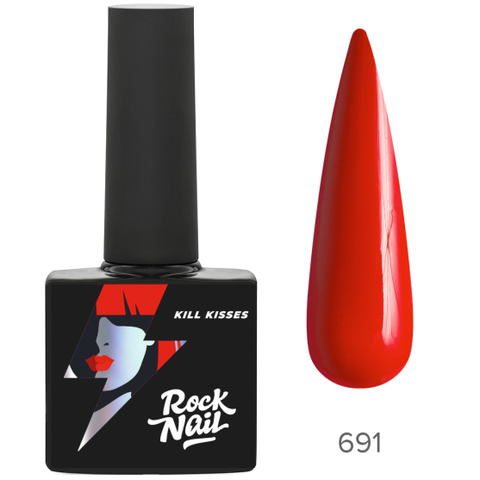 Гель-лак RockNail Kill Kisses 691 Not Classic