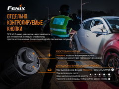 Фонарь Fenix ​​ТК16 V2.0 3100 lm аккумуляторный