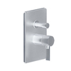 Gessi Inciso 58079#149 Встраиваемый смеситель, на 2 источника с автоматическим переключателем (внешняя часть), цвет: finox