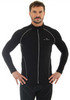 Brubeck Windproof Zip Top толстовка для бега мужская с ветрозащитной мембраной черная - 6
