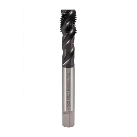 Метчик М16х2,0 (Машинный, винт.) DIN376 HSSE-TiALN 6h C/2-3P R45 110мм a=9,0 H-Tools 233160EFHT