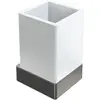 Boheme 10724-GM Стакан настенный Qubic Gun Metal