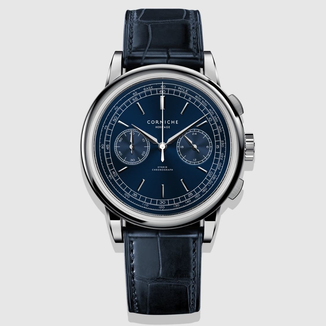 Часы Corniche Heritage Chronograph Blue Dial