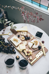 Доска для нарезки сыра + 2 ножа cheeseporn