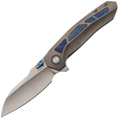 Фото Складной нож Remette Kestrel, сталь S35VN, рукоять титан/Timascus