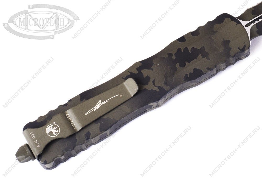 Нож Microtech 227-3OCS Dirac Delta Olive Camo