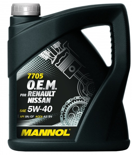 Mannol 7705 5W40 SN/CF - Синтетическое моторное масло
