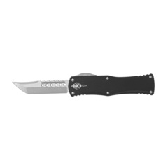 Фото Автоматический нож Microtech Hera Hellhound, сталь M390MK, рукоять алюминий, черный