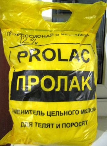 Заменитель цельного молока Пролак 12% (5кг)