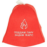 Шапка Поддам пару, задам жару! (красный) - 1