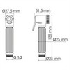 WasserKRAFT Isar A139 Гигиеническая лейка, цвет: бронза