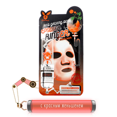 Маска для лица Elizavecca Red ginseng Deep Power Ringer тканевая Красный женьшень 23 мл