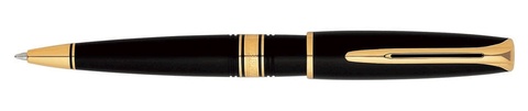 Ручка шариковая Waterman Charleston Ebony Black GT (S0701010)