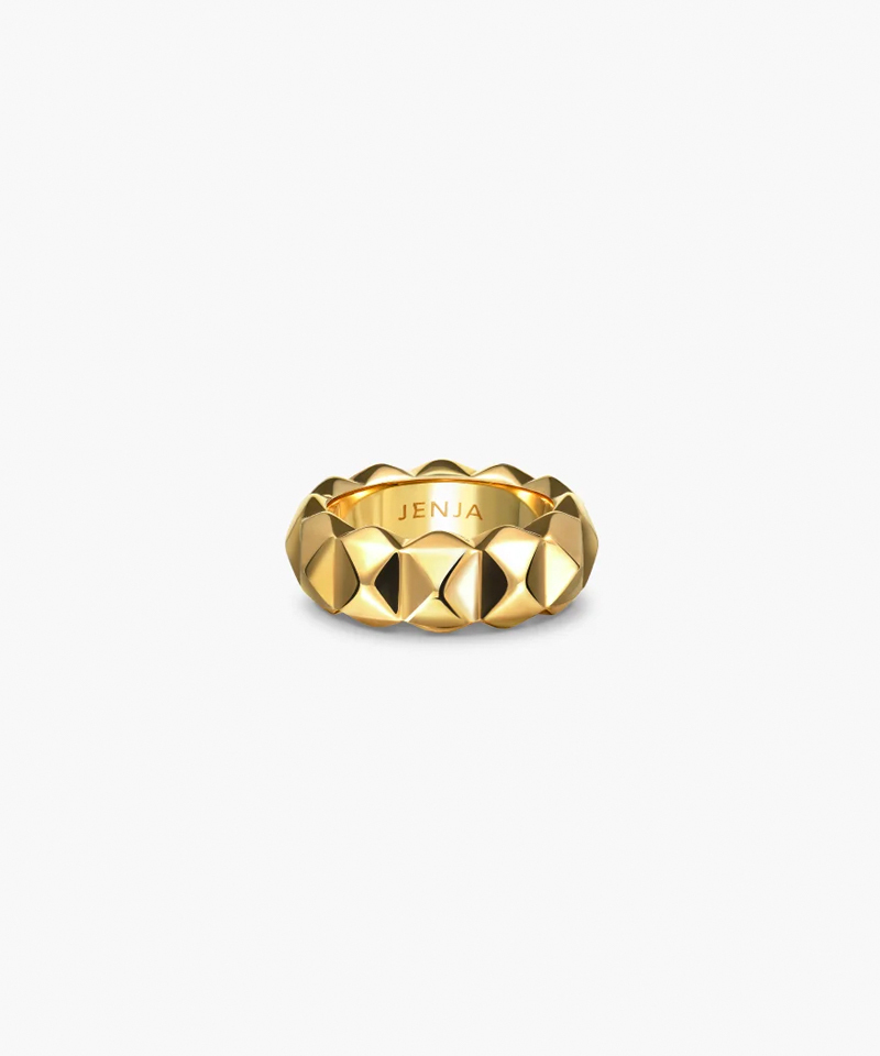 Кольцо Spike gold
