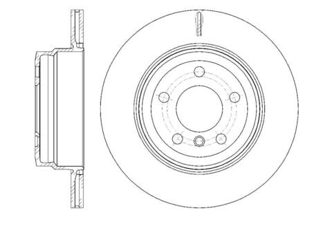 Диск тормозной вентилируемый G-brake GR-21040